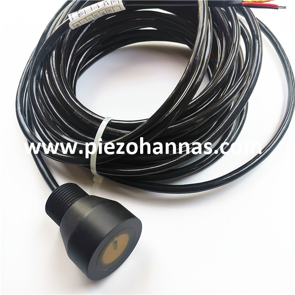 Transductor ultrasónico personalizado de 500 KHz para medición de nivel de lodo