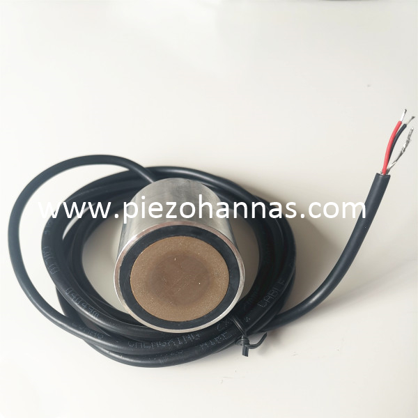 Transductor piezoeléctrico de 80 KHz Transductor ultrasónico de profundidad en el agua