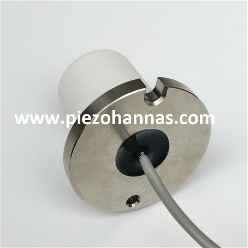 Transductor ultrasónico piezoeléctrico anticorrosión de 1 MHz para caudalímetro ultrasónico