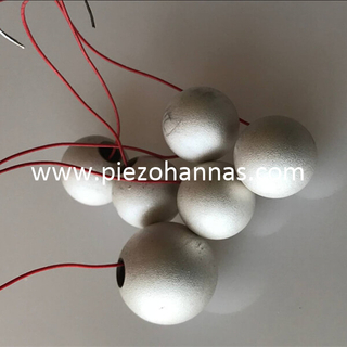 Folha de esfera de cerâmica piezoelétrica de materiais piezoelétricos para acústica subaquática