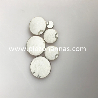 Cristal de disco piezocerâmico de material pzt para transdutor de cerâmica piezoelétrico ultrassônico