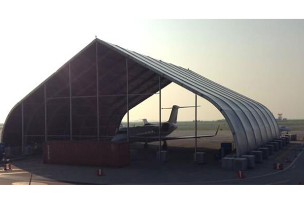 Tienda de hangar de aviones TFS con marco de aluminio al aire libre para alquiler