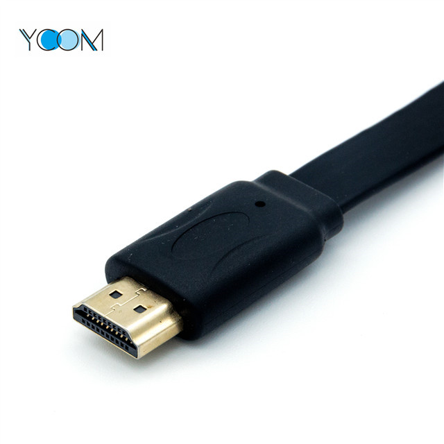 Cable HDMI 4K plano con Ethernet, soporte 3D