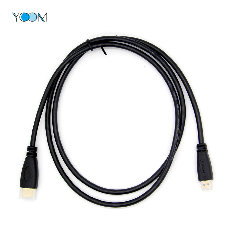 1080P 4K 2.0V Cable Hdmi PVC negro