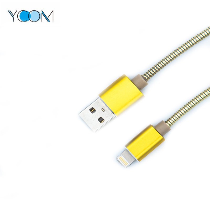 Spring & Magnetic USB Cable For Lighting