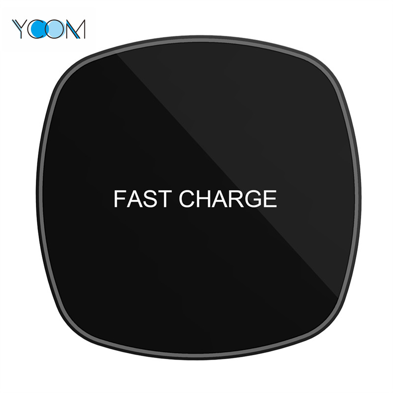 Fast Charging Wireless Charging with Glass Square Design