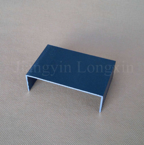 Blue Powder Coated Aluminum Profile for Decoration