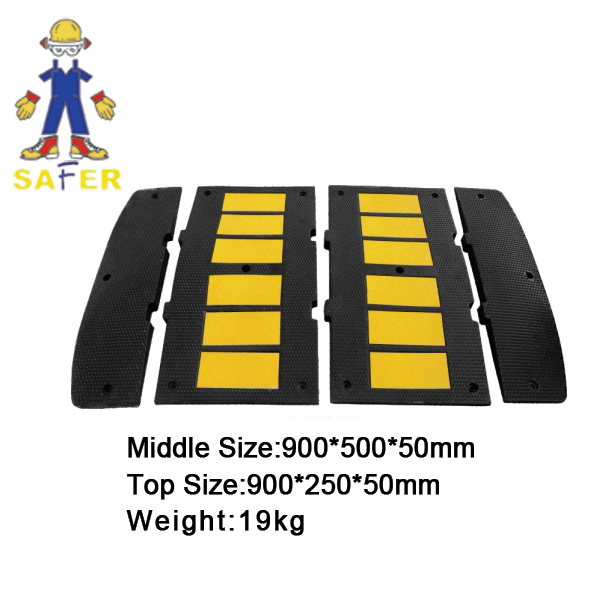 widely used rubber speed hump