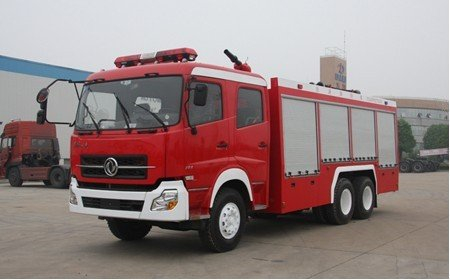 Dong Feng 6x4 10cbm 10 000 litros 10 de m3 carro seco de la lucha contra el fuego del polvo de 10 toneladas