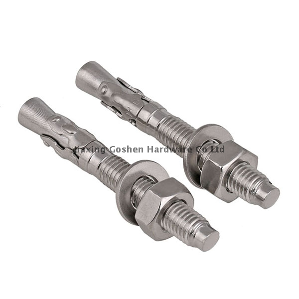 Perno de anclaje de cuña de acero inoxidable 316 para hormigón