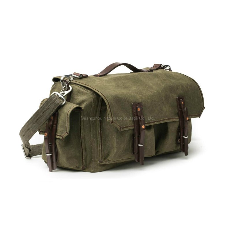 Mens Leisure Functional Waxed Canvas Duffle Bag