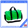 Designer Green Cotton Canvas Travel Duffel Bag