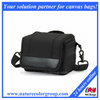 Fashion Camer Bag with Leather Trim