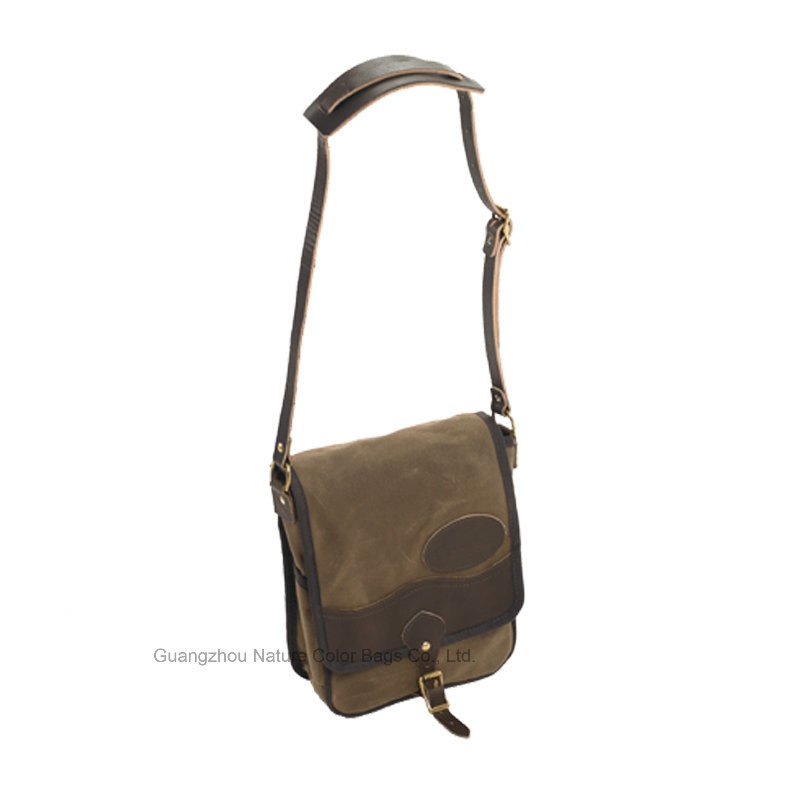 Leisure Waxed Canvas Work Messenger Bag for Gears