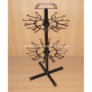 2 Tier Peg Hooks Counter Rotating Display (PHY185)
