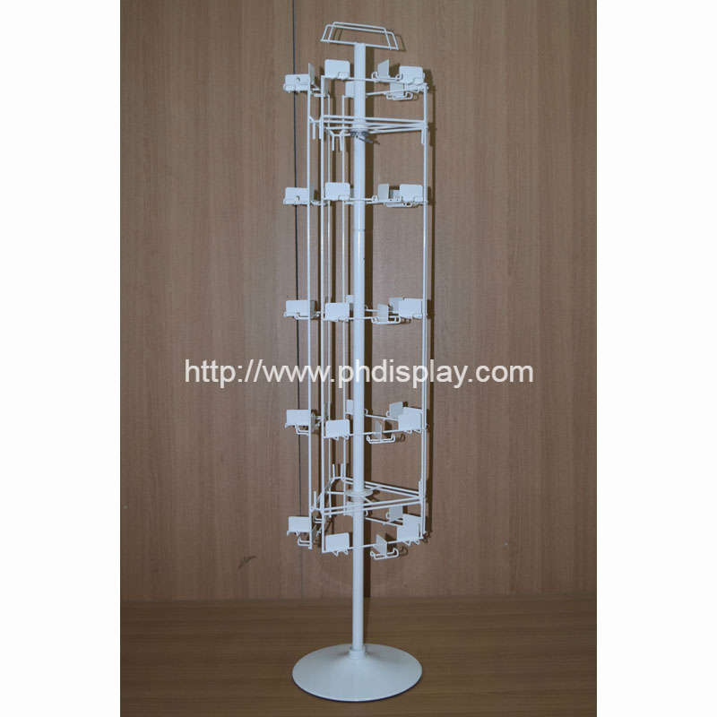 triangle shape wire stickers display stand(PHY2048)