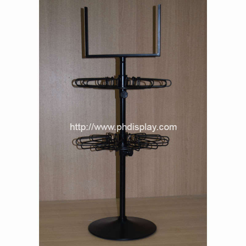 2 tier latest design key chain display(PHY1004) Buy key chain display