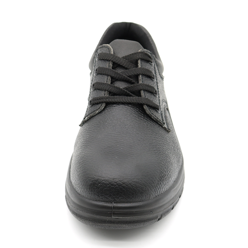 Black Cheap Prevent Puncture Steel Toe Shoes Safety Work