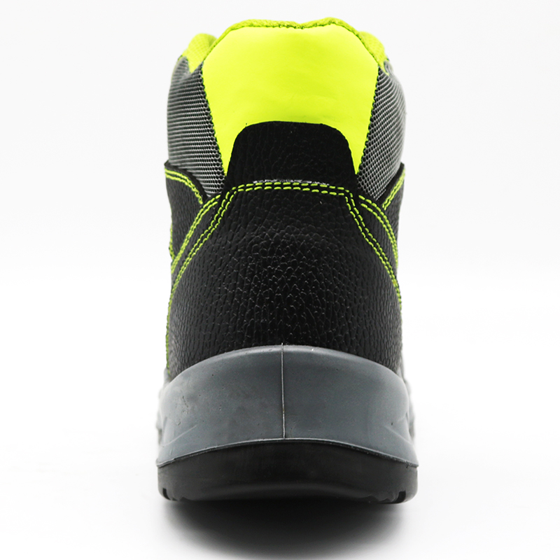 2021 New Design Steel Toe Puncture Proof Black Safety Shoes for Men