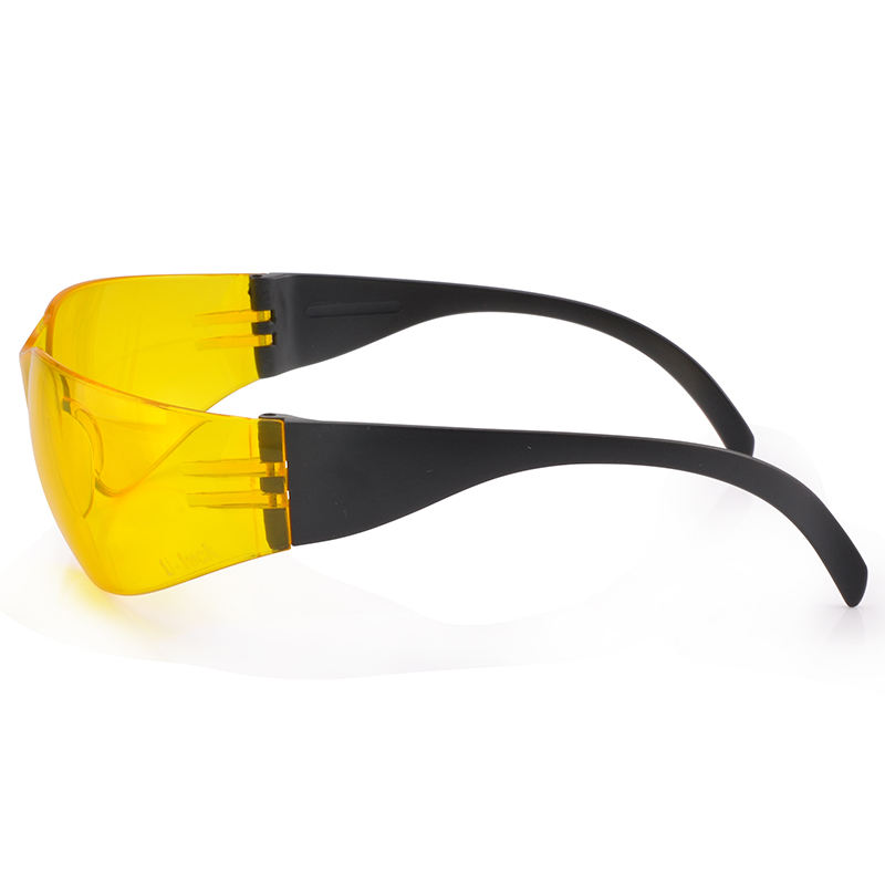 CE EN 166F & ANSI Z87.1 colors anti scratch PC lens safety glasses 