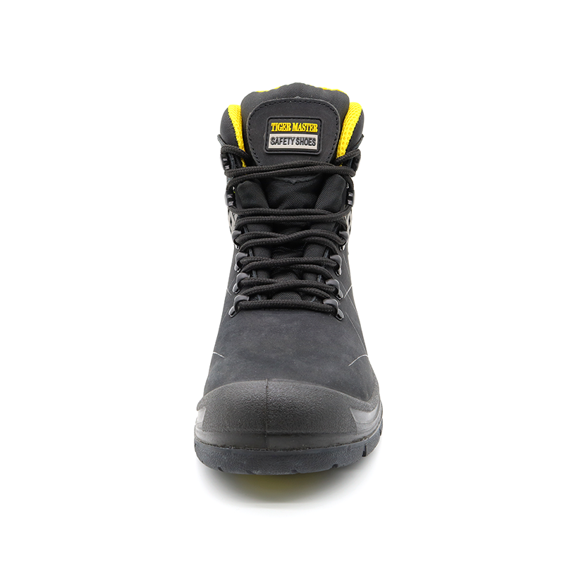 Nubuck Leather Oil And Gas Industry Safety Shoes Composite Toe
