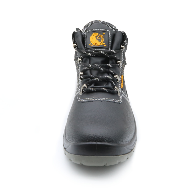 Oil Water Resistant Steel Toe Leather Safety Shoes for Construction