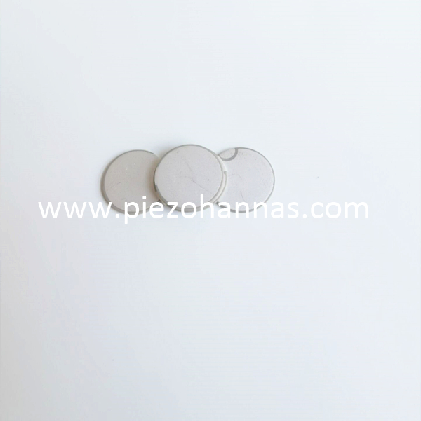 Disco piezocerámico de cerámica piezoeléctrica blanda de alta sensibilidad para caudalímetros ultrasónicos