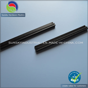 CNC Machining POM Delrin Black Slide for Fan Tray (EI0062)