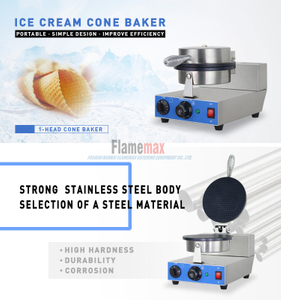 HCB-861 1-Head Electric Cone Baker made of flamemax in Foshan China