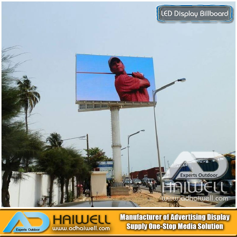 Außen Unipole SMD LED-Screen-Display Advertising Billboard Struktur