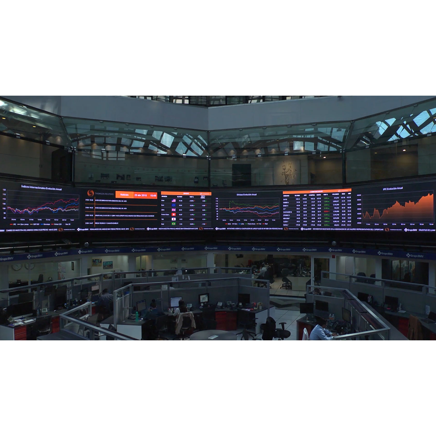 Etiqueta engomada llevada digital a todo color de la pantalla de visualización P10 LED para la acción, financiera, mercado de valores