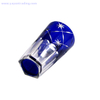 exquisite dark blue cut to clean glass tableware drinking glass cup for wedding