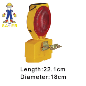 remote controlled warning light and yellow solar flashing warning light