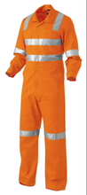 Orange High Visilibity reflective safety flame retardant coverall garments