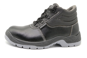 HS5000 PVC injection leather safety boots