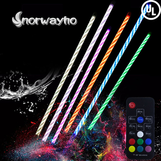 4ft Multi color LED lighted whips with remote