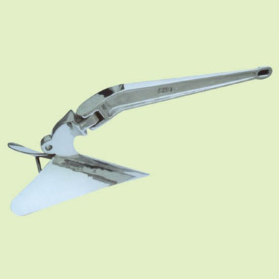 STAINLESS STEEL PLOUGH ANCHOR, MIRROR POLISHED