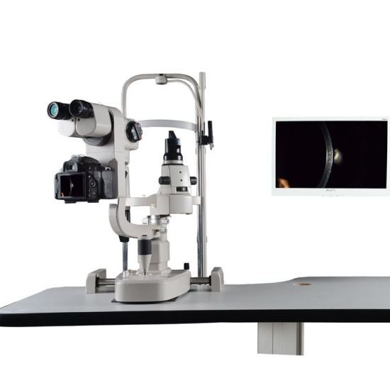 Lámpara de hendidura digital para equipos oftalmológicos de calidad superior SLM-4XChina