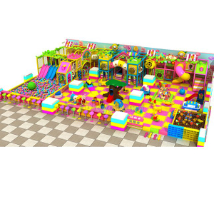 Candy Theme Soft Children Indoor Playground with Ball Pit