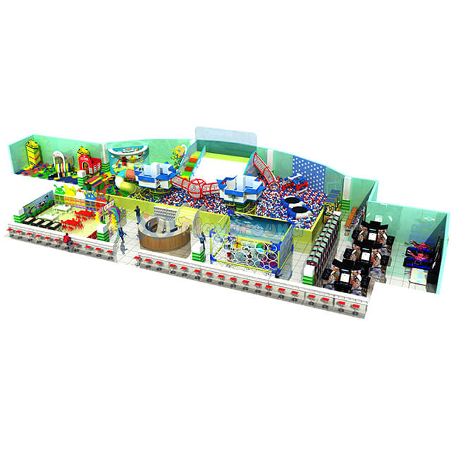 Candy Land Theme Soft Foam Kids Indoor Playground Equipment