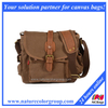 Vintage Canvas Leather Messenger Bag, Casual Shoulder Bag Crossbody (MSB-006)