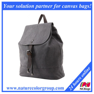 Beautiful Ladies Washed Rucksack Drawstring Bag for Travelling