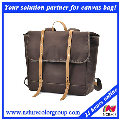Leisure Casual Canvas Backpack for Campus and Student