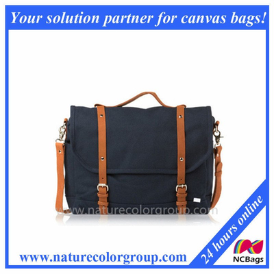 Classic Design Canvas Messenger Bag for Men