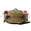 Mens Functional Leisure Canvas Waist Bag for Hiking and Camping