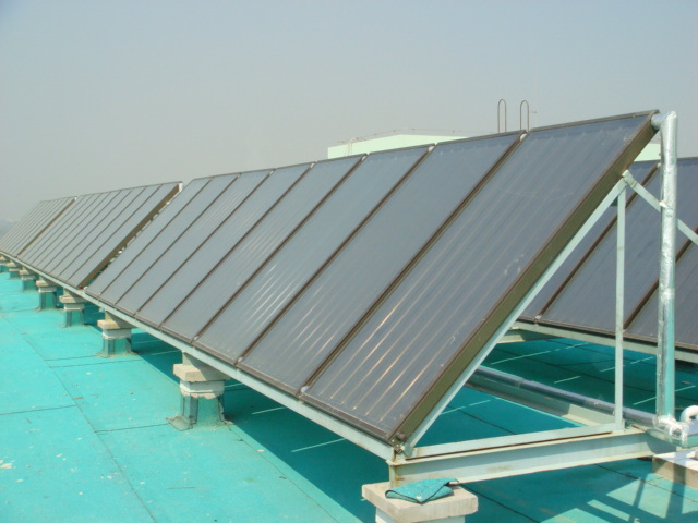 Calentador de agua solar de placa plana