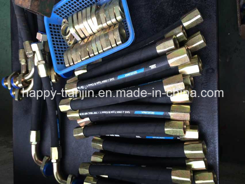 High Pressure Hydraulic Rubber Hose Pipe with Reusable Fittings Buy