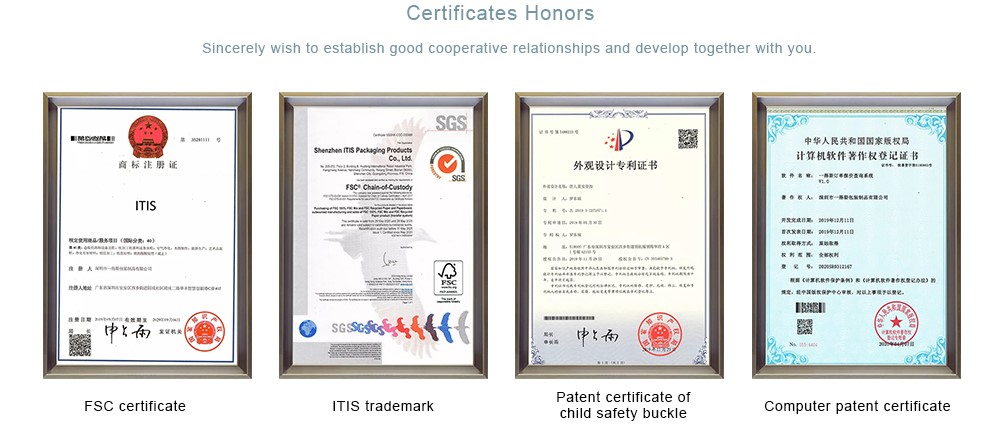 Certificate of Gift Box شهادة صندوق الهدايا