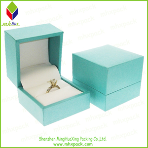 可定制印刷色彩的戒指包装珠宝纸盒