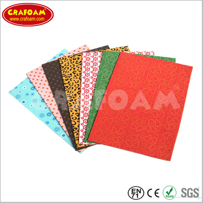 Color printed EVA foam sheet